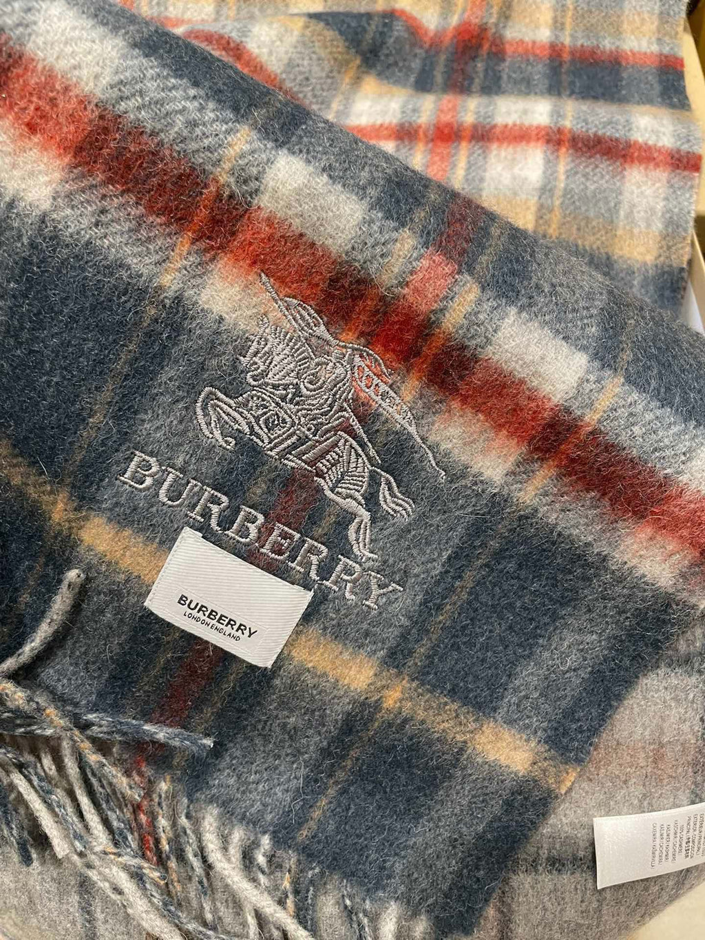 BURBERRY BBR SCARF 200 CM IN CASHMERE 481392