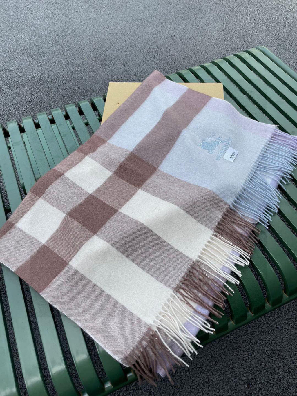BURBERRY BBR SCARF 200 CM IN CASHMERE 538291